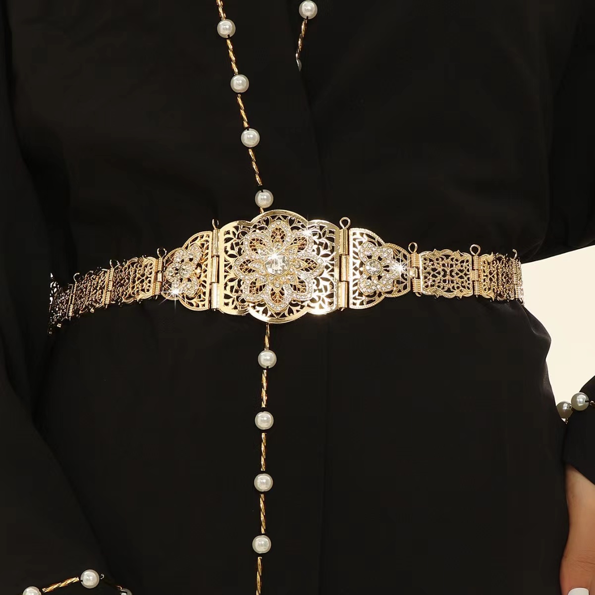 Ethnic Chic Fashion - Sunspicems-Ceinture de caftan marocain chic pour