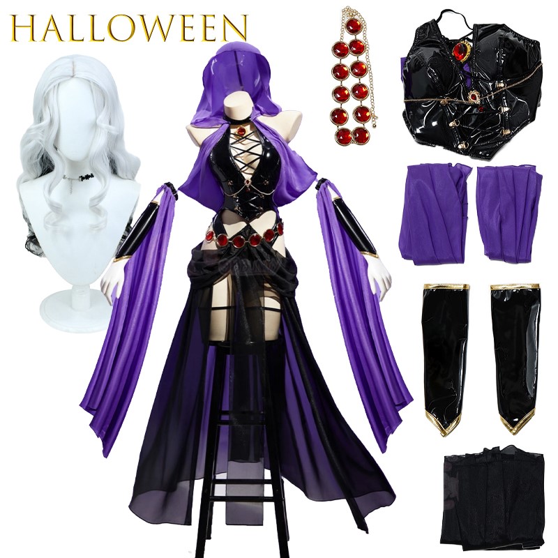 Ethnic Outfit - AWitch Banquet violet danseuse robe en