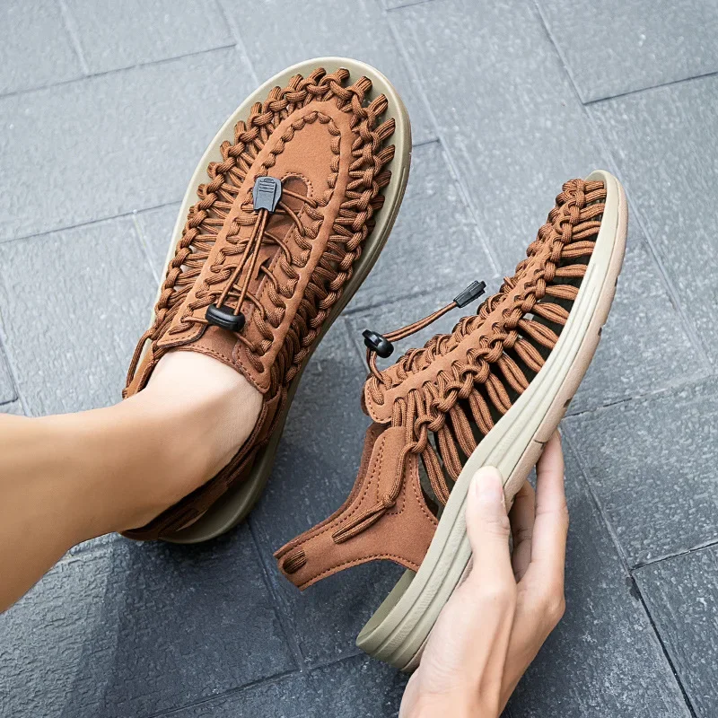 Ethnic Fashion Men - Sandales à breloques pour hommes 2026,