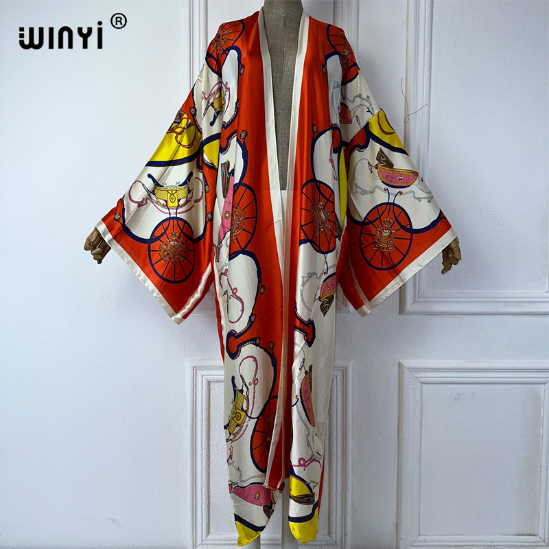 Kaftan Women Boho - WINYI boho imprimé Kimono été Cardigan