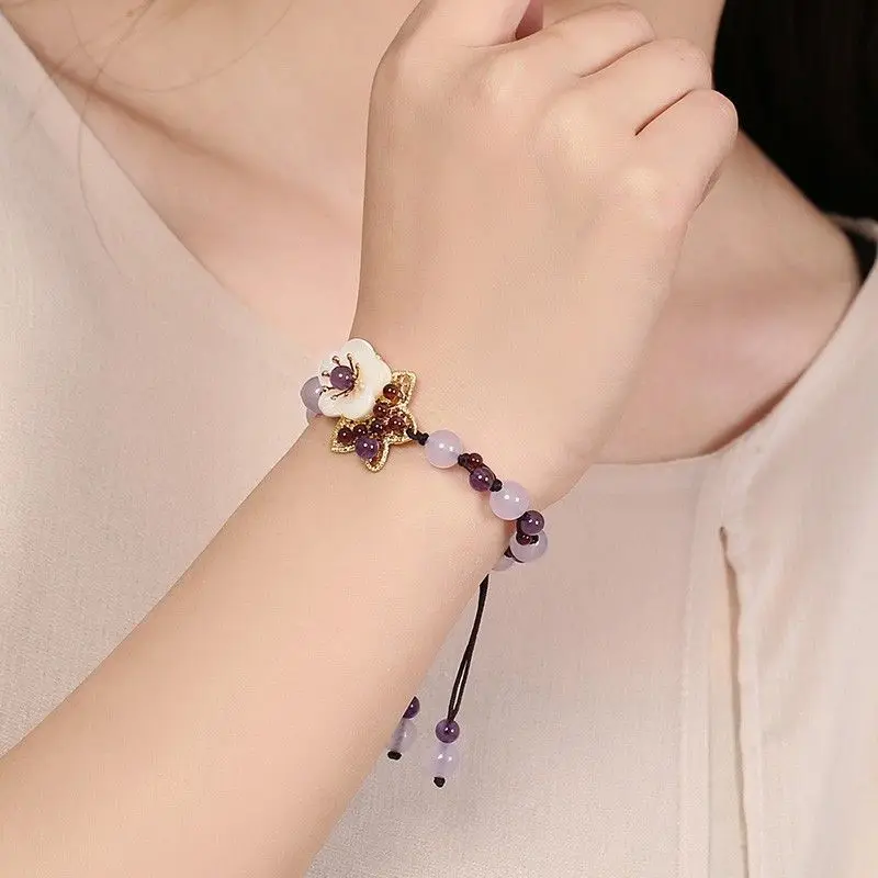 Ethnic Fashion For Ladies - Bracelet en cristal chinois Mori, style