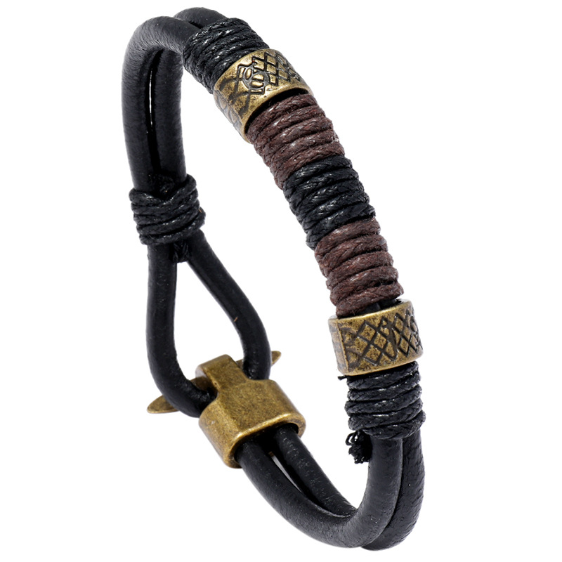 Ethnic Fashion Pk - Bracelet ethnique de Style Punk pour