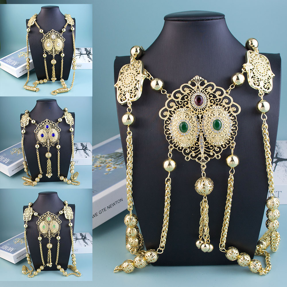 Ethnic Chic Fashion - Sunspicems-Bijoux de corps de mariée marocaine