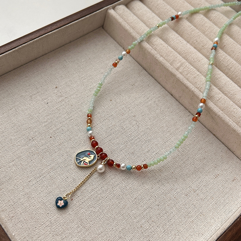 Ethnic Chic Fashion - Nouveau collier ras du cou chinois