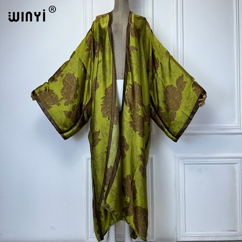 Kaftan Women Boho - WINYI-Robe longue imprimée style bohème africain
