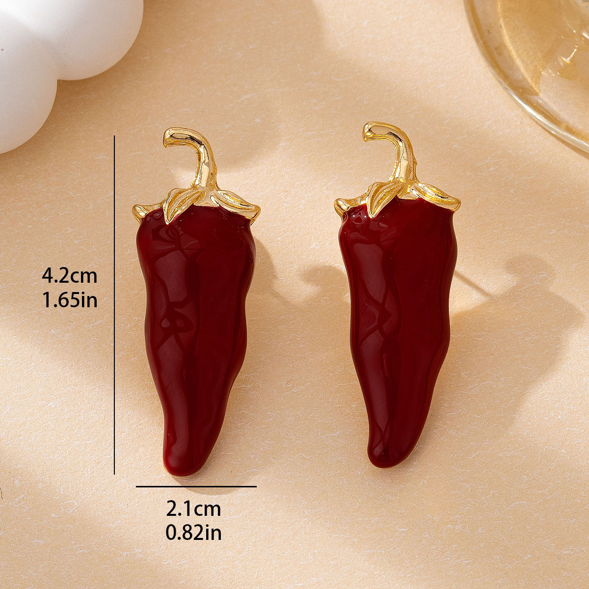 Ethnic Chic Fashion - Boucles d'oreilles Chili originales pour femmes,