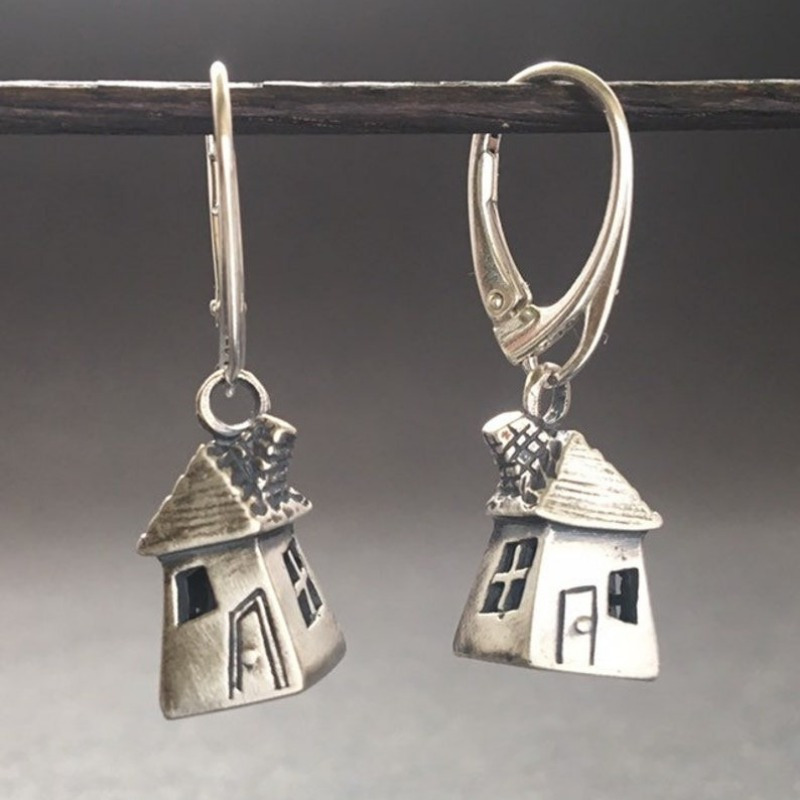 Ethnic Fashion House - Boucles d'oreilles ethniques en cuivre couleur