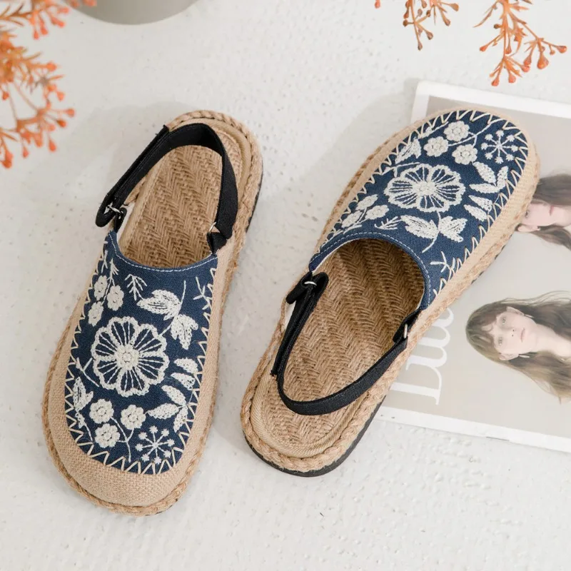 Sandales plates ethniques en l - Ethnic Chic Fashion avis et prix