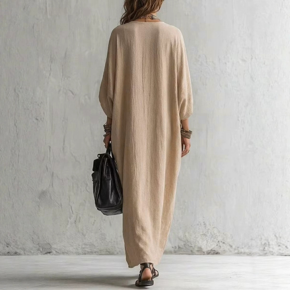Robe longue bohème brodée pour - Kaftan Women Boho avis et prix