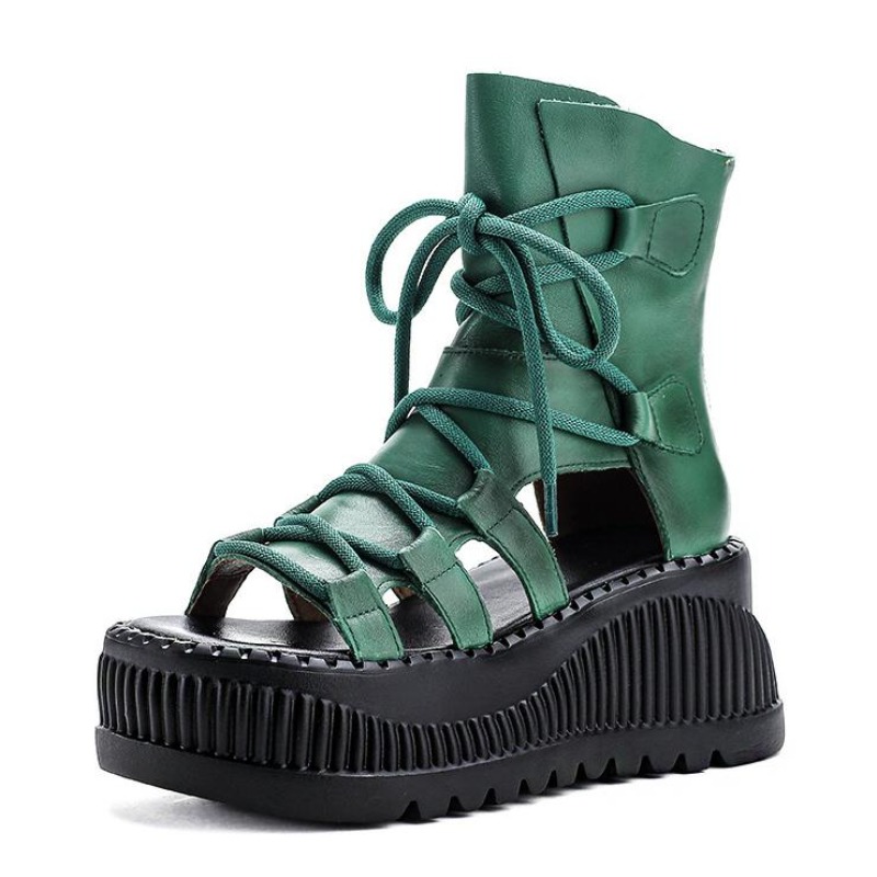 Bottines ethniques en cuir vér - Ethnic Fashion For Ladies avis et prix