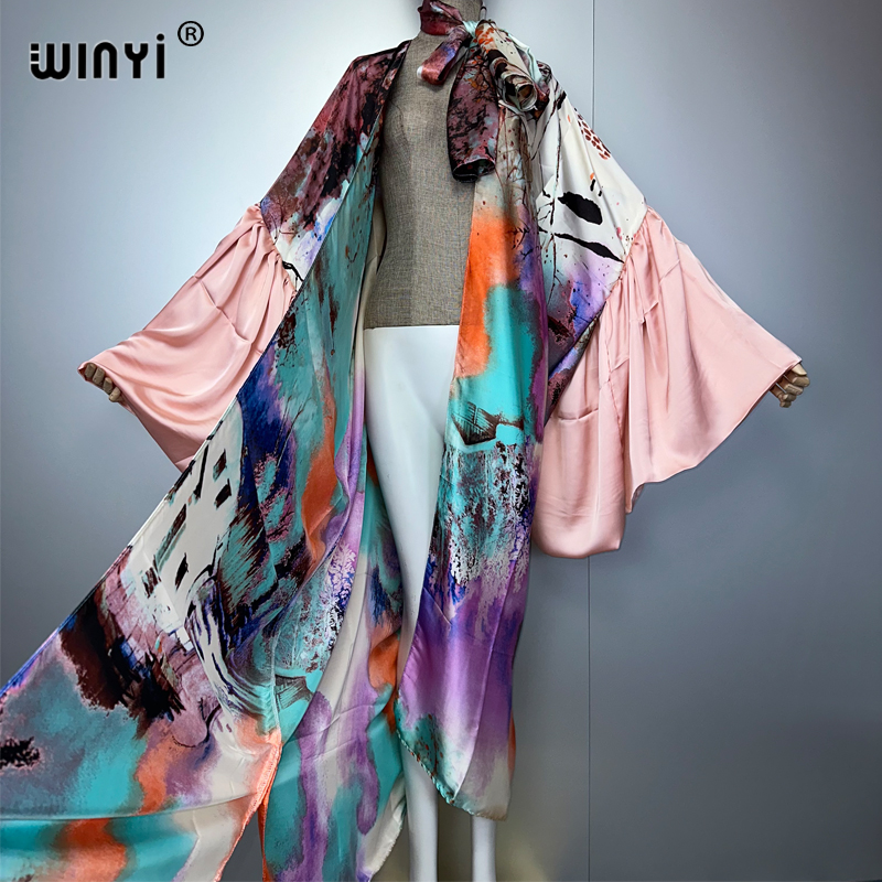WINYI été Kimono robe de soiré - Kaftan Women Boho avis et prix