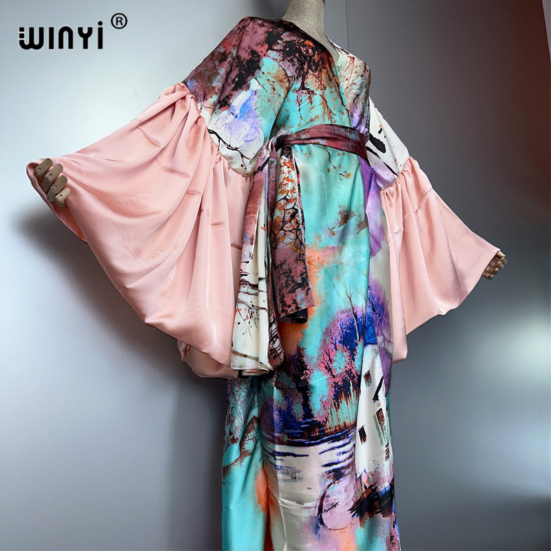 WINYI été Kimono robe de soiré - Kaftan Women Boho avis et prix