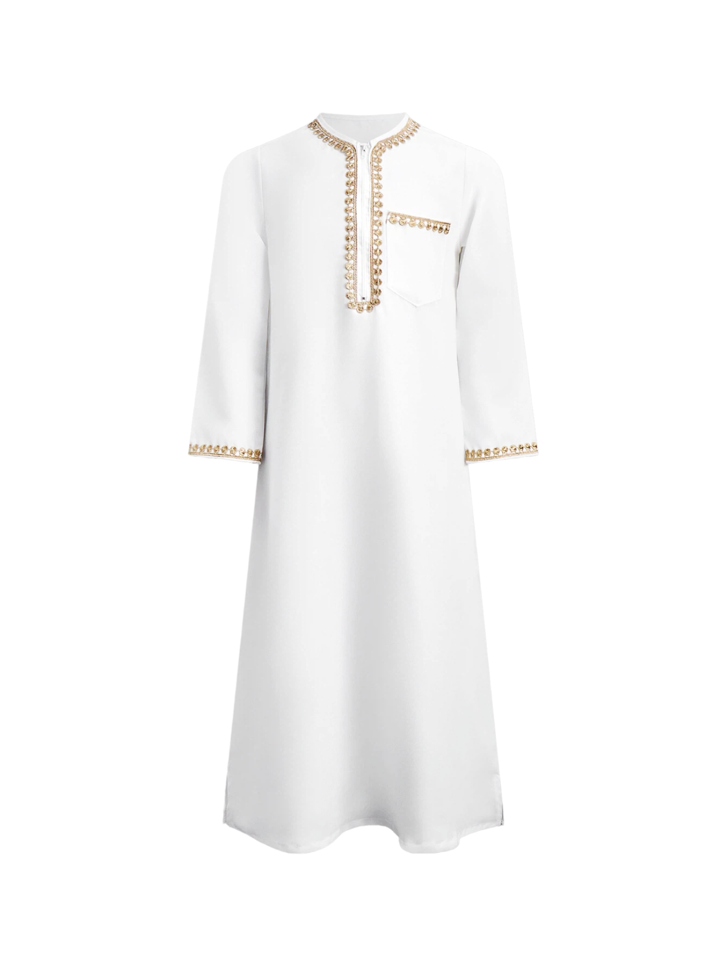 Qamis arabe pour garçons, blan - Ethnic Gown avis et prix