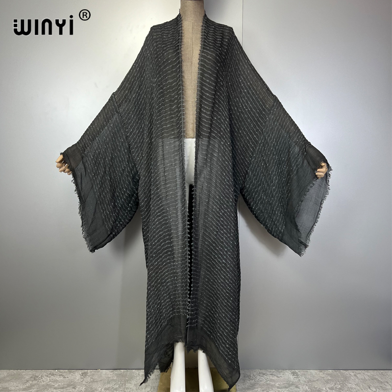 WINYI imprimé géométrique kimo - Kaftan Women Boho avis et prix