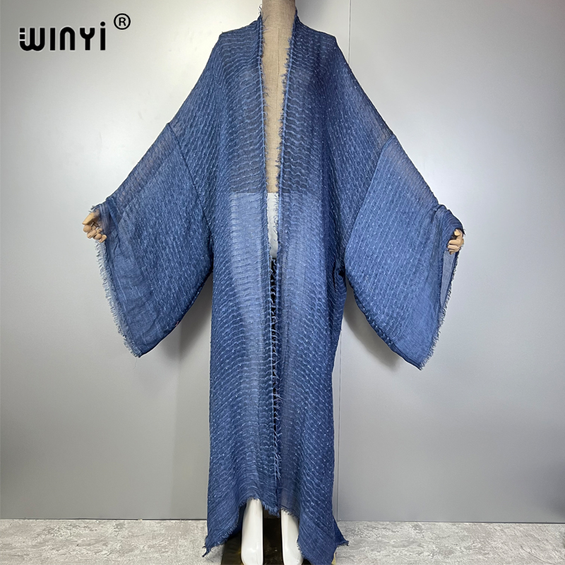 WINYI imprimé géométrique kimo - Kaftan Women Boho avis et prix
