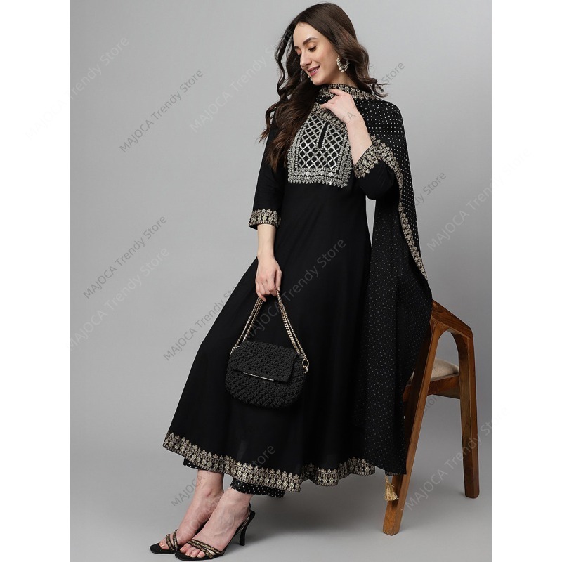 Ensemble Kurta Pantalon en Ray - Salwar Kameez Set avis et prix