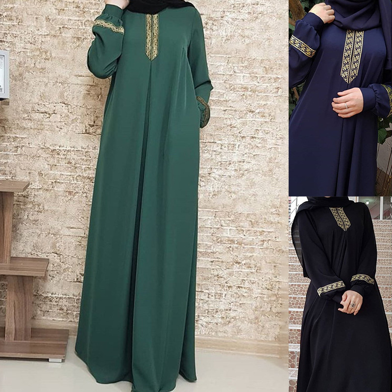 Abayas imprimé Style ethnique  - Ethnic Gown avis et prix