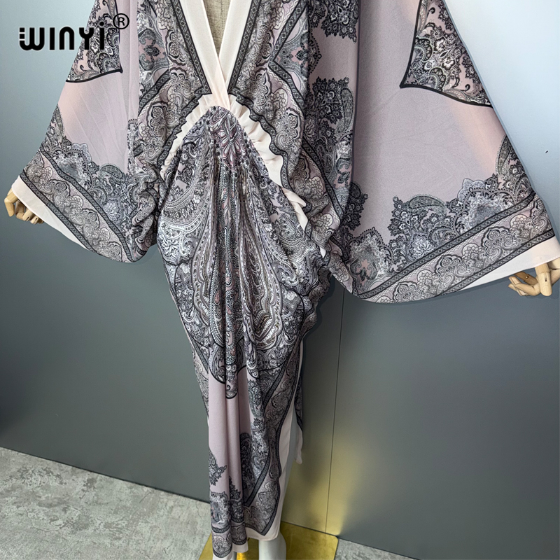 Robe sexy à col en V WINYI, im - Kaftan Women Boho avis et prix