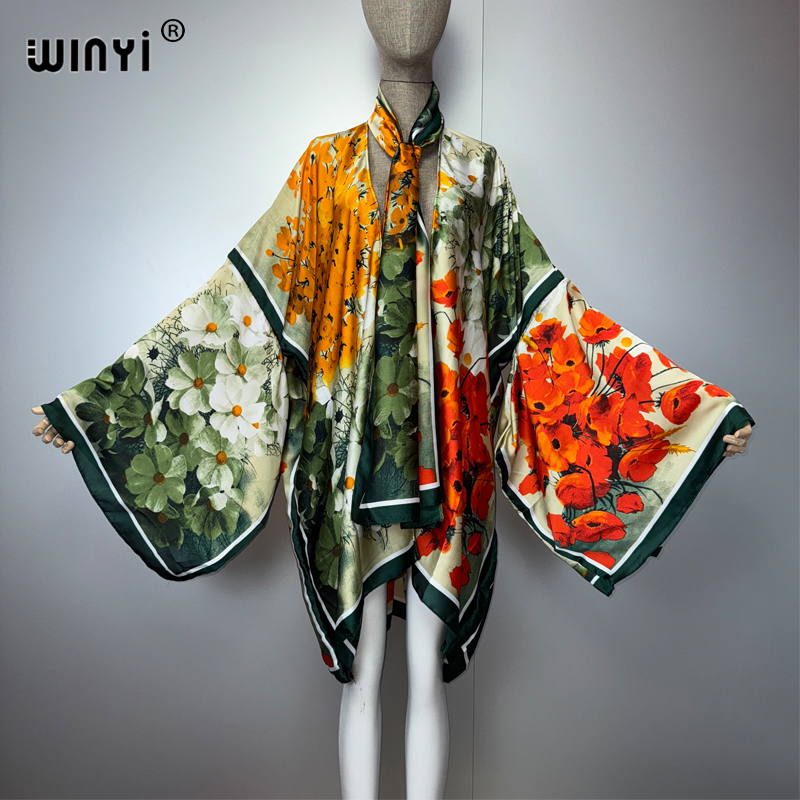 WINYI été kimonosilk sentiment - Kaftan Women Boho avis et prix