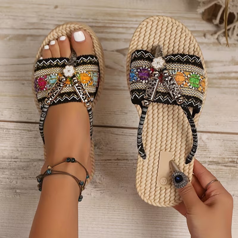 Femmes pantoufles en plein air - Ethnic Modern Fashion avis et prix