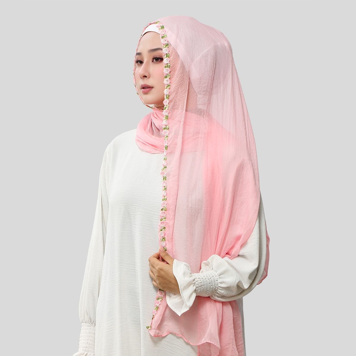 Nouveau Foulard Long en Mousse - Ethnic Fashion For Ladies avis et prix