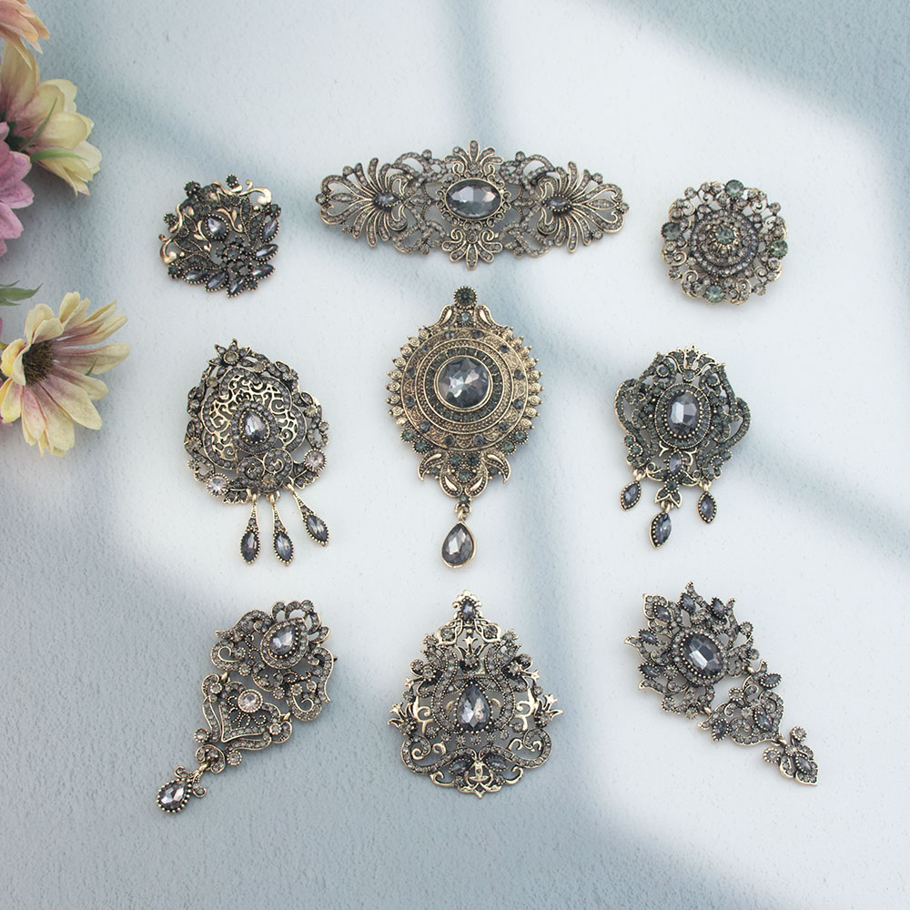 Broche chic vintage arabe kurd - Ethnic Chic Fashion avis et prix