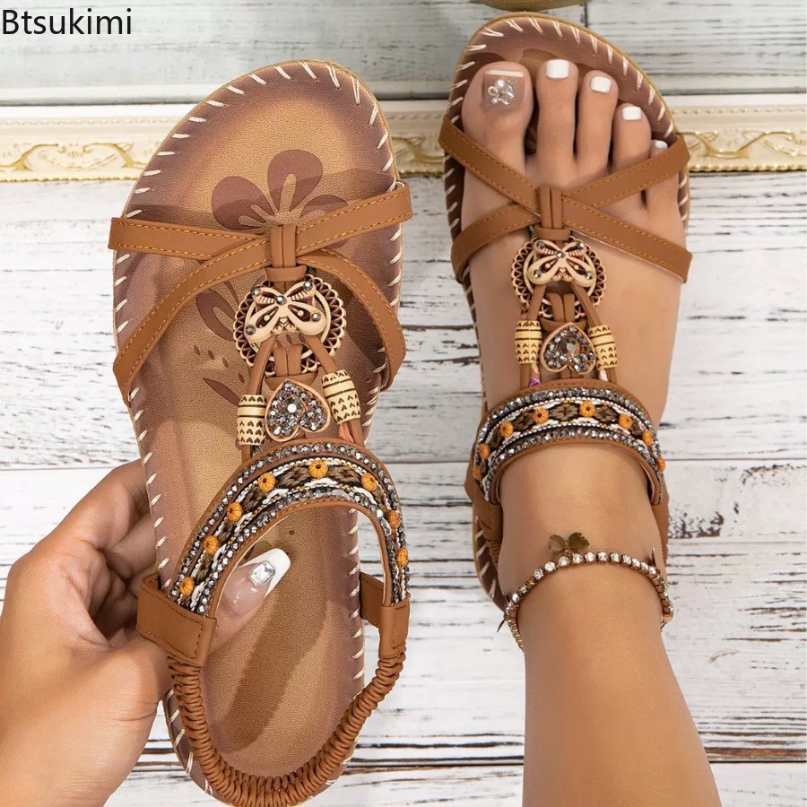 Sandales Bohèmes pour Femmes,  - Ethnic Fashion For Ladies avis et prix