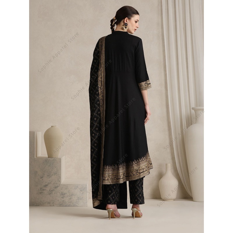 Ensemble élégant noir indien S - Salwar Kameez Set avis et prix