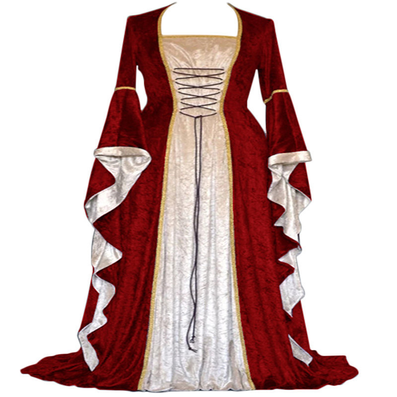 Robe de Cour Médiévale Rétro p - Ethnic Gown avis et prix