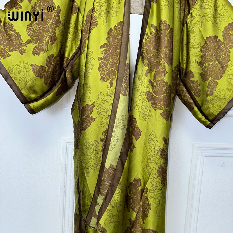WINYI-Robe longue imprimée sty - Kaftan Women Boho avis et prix