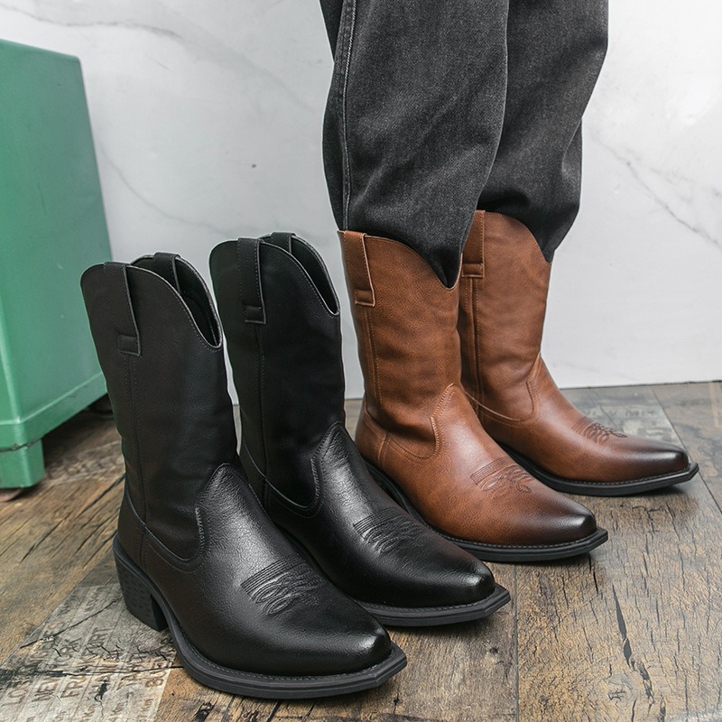 Bottes pour hommes, style west - Ethnic Fashion Men avis et prix