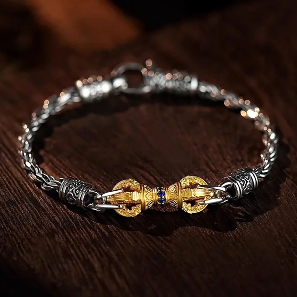 Bracelet tibétain bouddhiste c - Ethnic Chic Fashion avis et prix